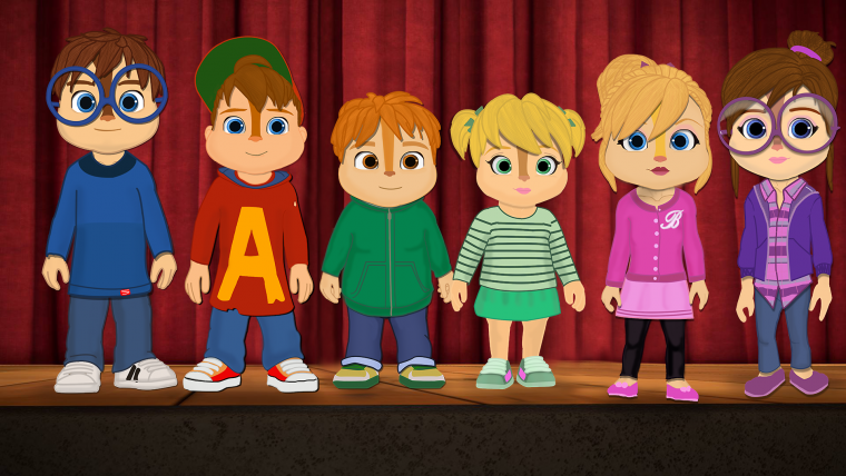 Элвин и бурундуки мультсериал