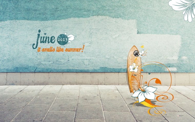 Июнь фон креативный