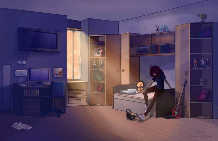 Фон спальни