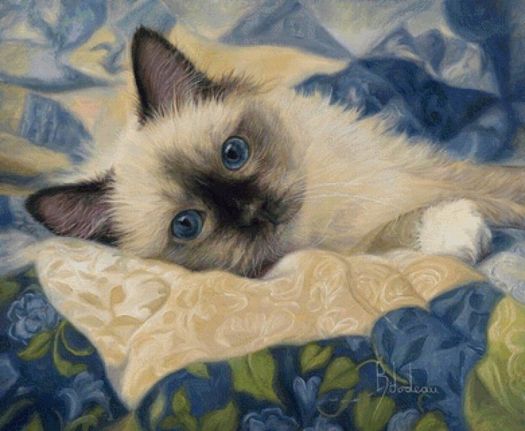 Рейчел Паркер кошки акварель