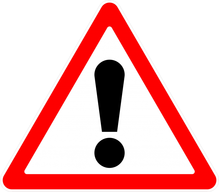 Восклицательный знак в Красном треугольнике