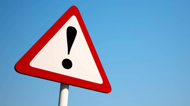 Дорожный знак внимание