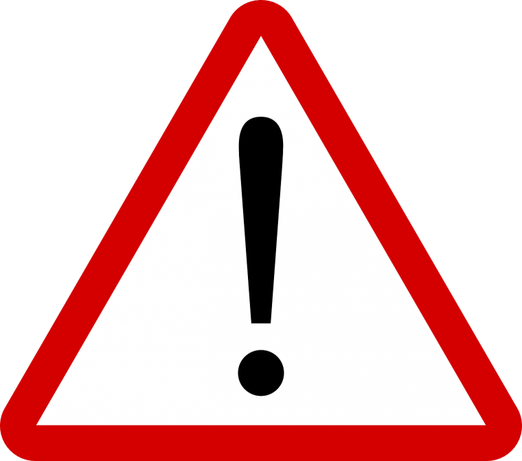 Знак внимание опасность