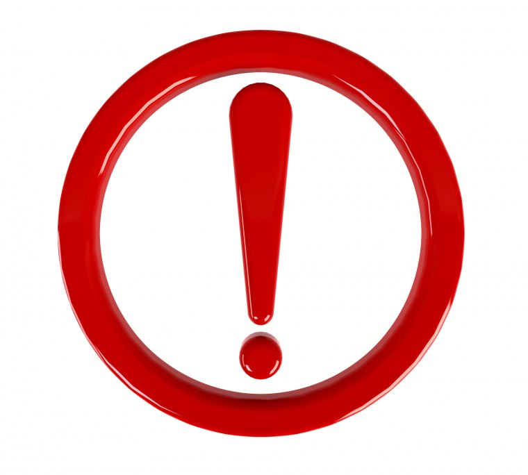 Значок внимание круглый