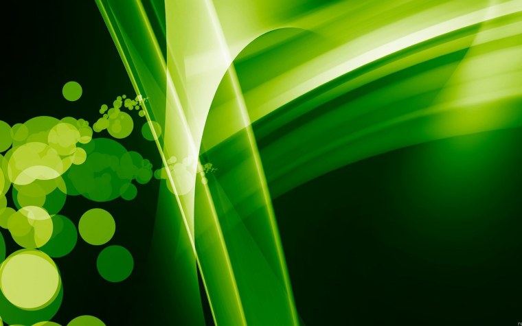 Абстракция в зеленых тонах