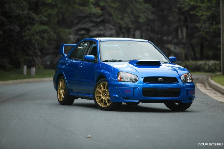 Subaru Impreza WRX STI Blue