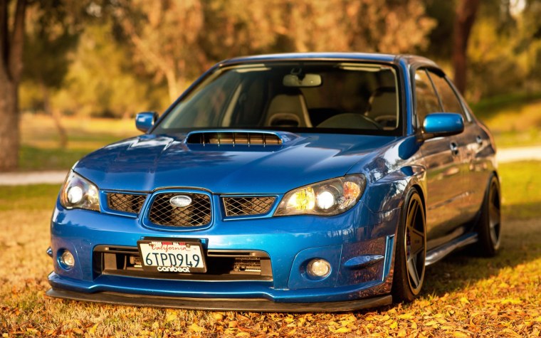 Subaru Impreza WRX 2002 красная