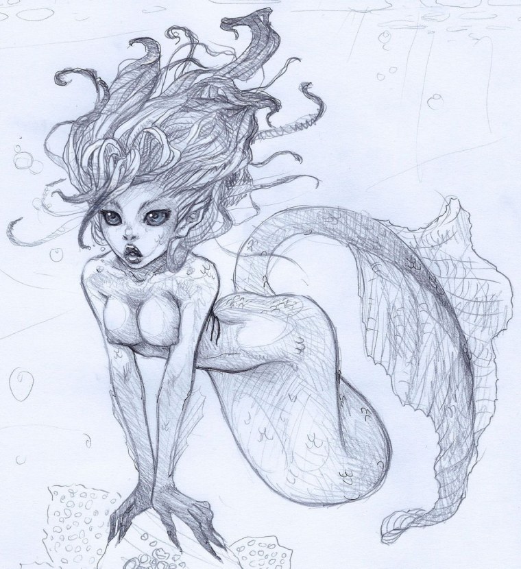 Тату Русалка