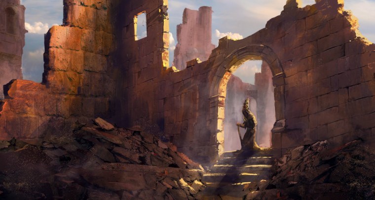 Фон развалин