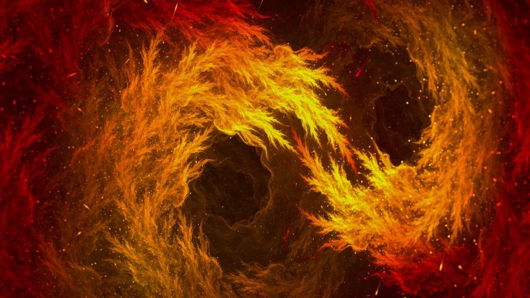 Фракталы огонь