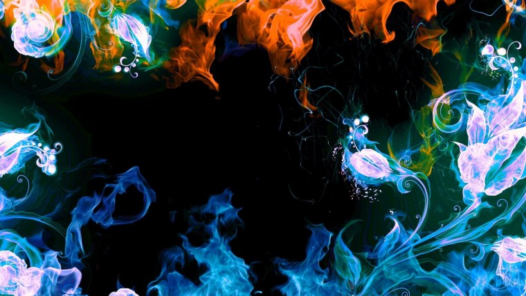 Огненный фон