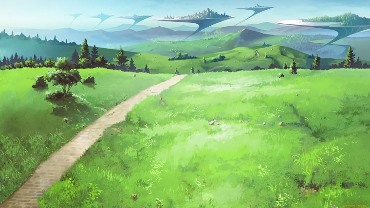 Аниме пейзаж