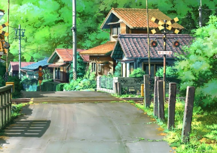 Хаяо Миядзаки деревня в Японии арт