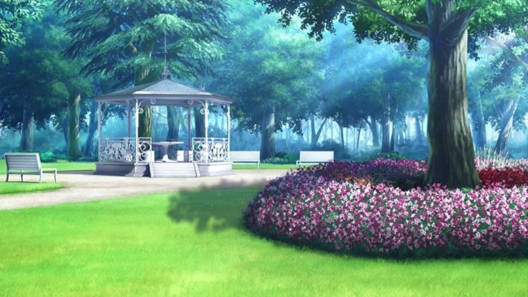 Фон сада для гача лайф