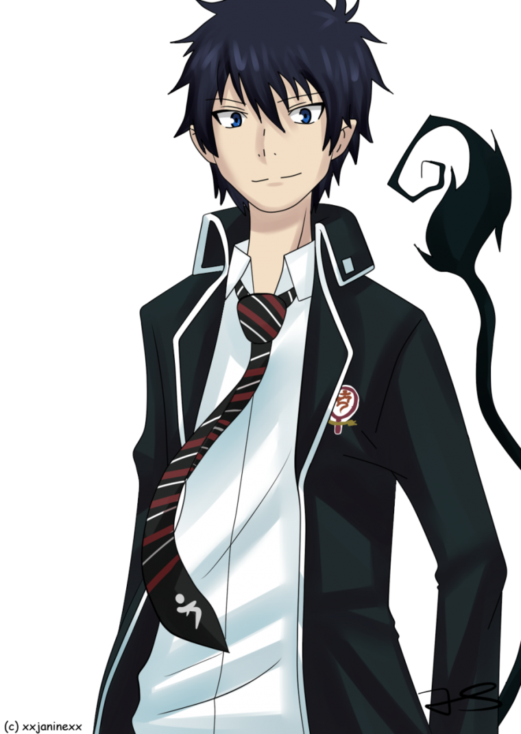 Синий экзорцист Рин Окумура