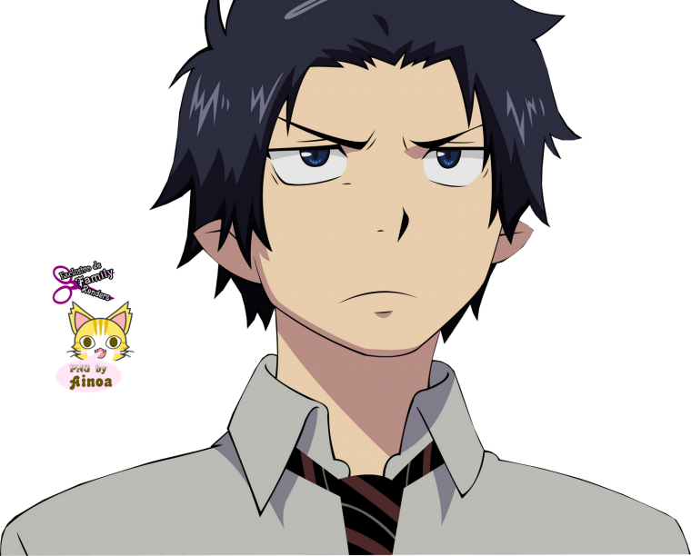 Рин Окумура с заколкой