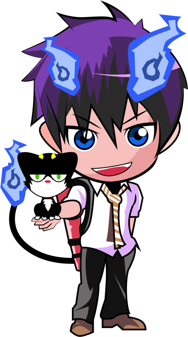 Мефисто синий экзорцист Чиби