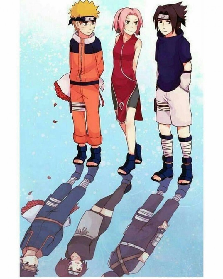 Наруто Саске и Сакура