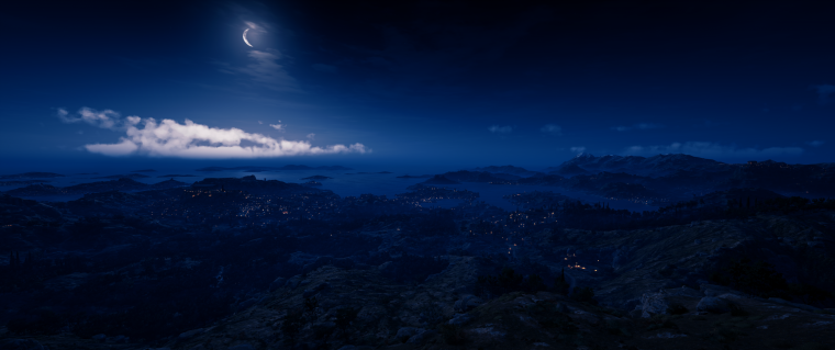 Ночное небо в горах