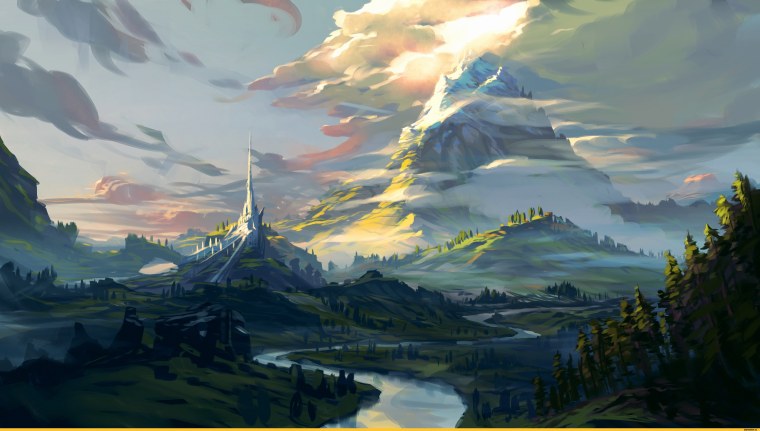 Фэнтези пейзажи на рабочий стол