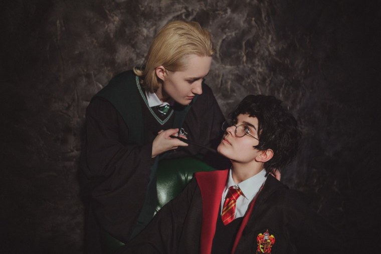 Гарри Поттер косплей Драко