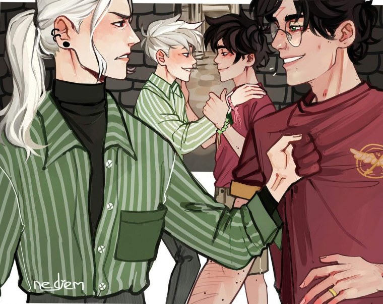 Драко Малфой арт 18 драрри