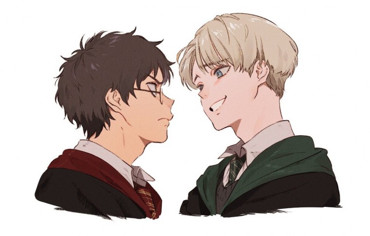 Гарри и Драко арт