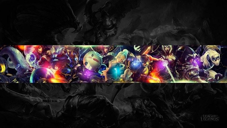 Баннер на Твич лига легенд