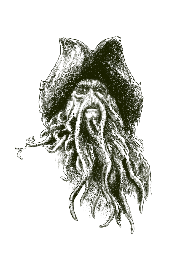 Тату пираты Карибского моря