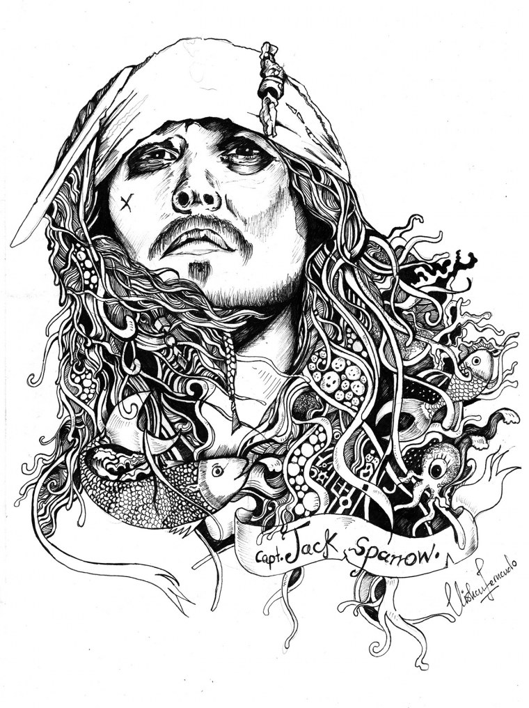 Новогодний карнавальный костюм пирата эскиз