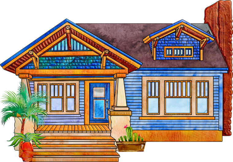 Деревянный дом иллюстрация