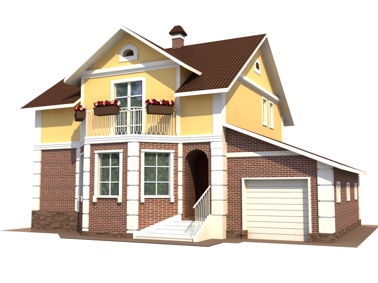 Дом без фона