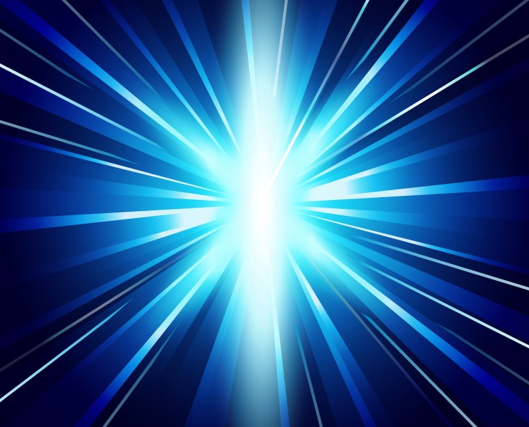 Синий фон с лучами