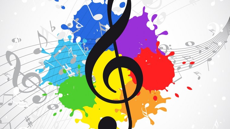 Скрипичный ключ и кисточка