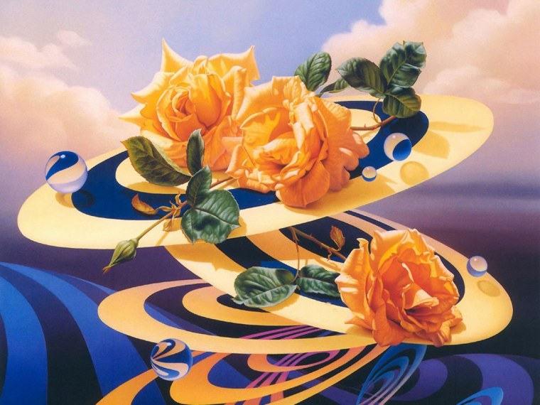 Роскошные яркие цветы