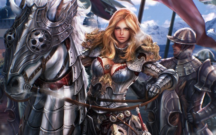 Девушка рыцарь