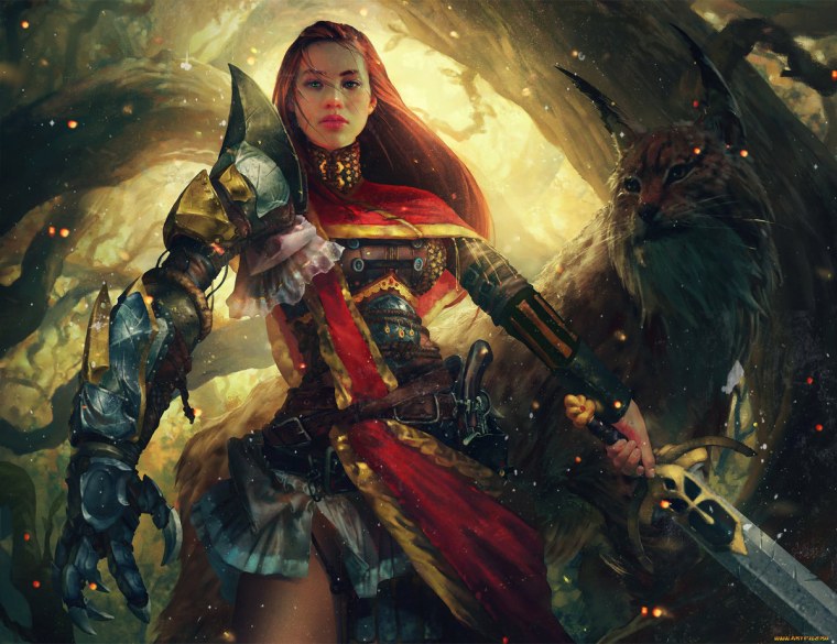 Женщины воительницы фэнтези