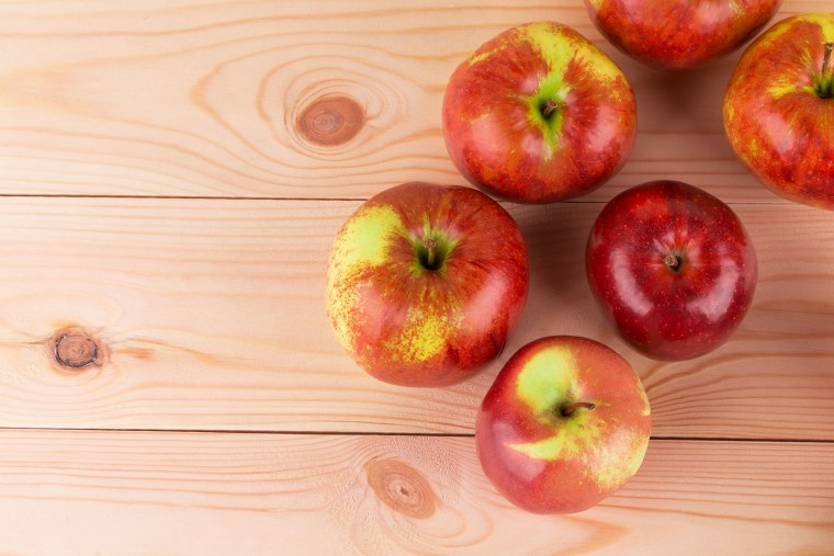 Яблочный фон