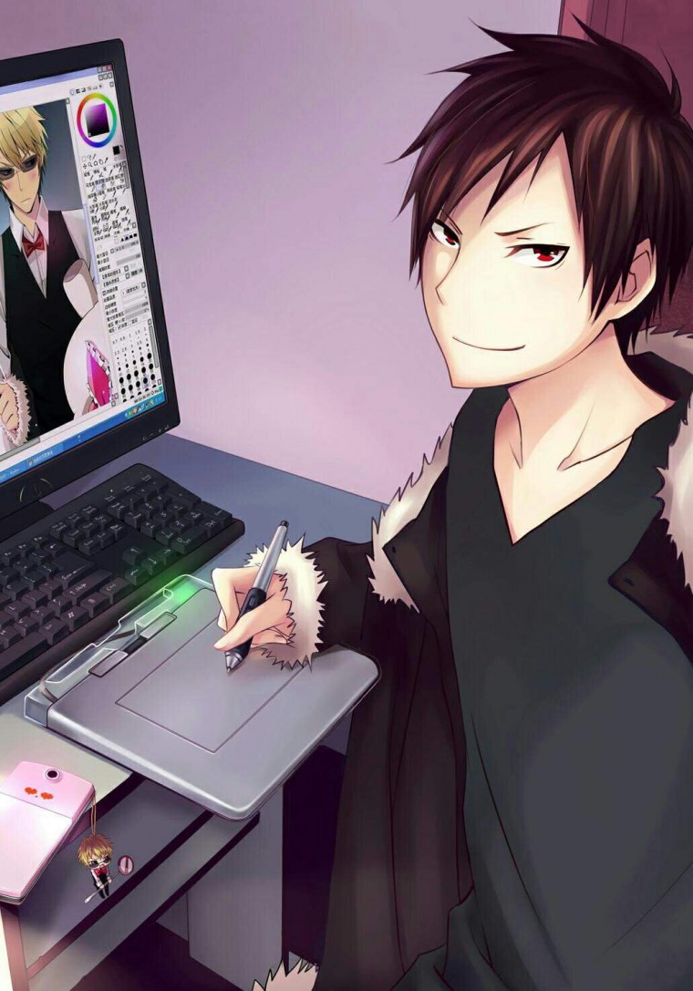 Парень за компом