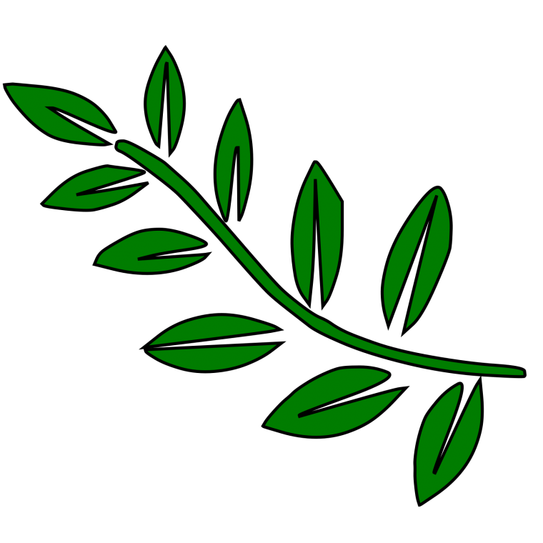 Стебель с листочками