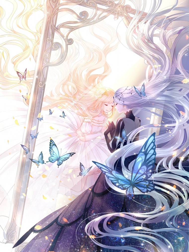 Аниме бабочка