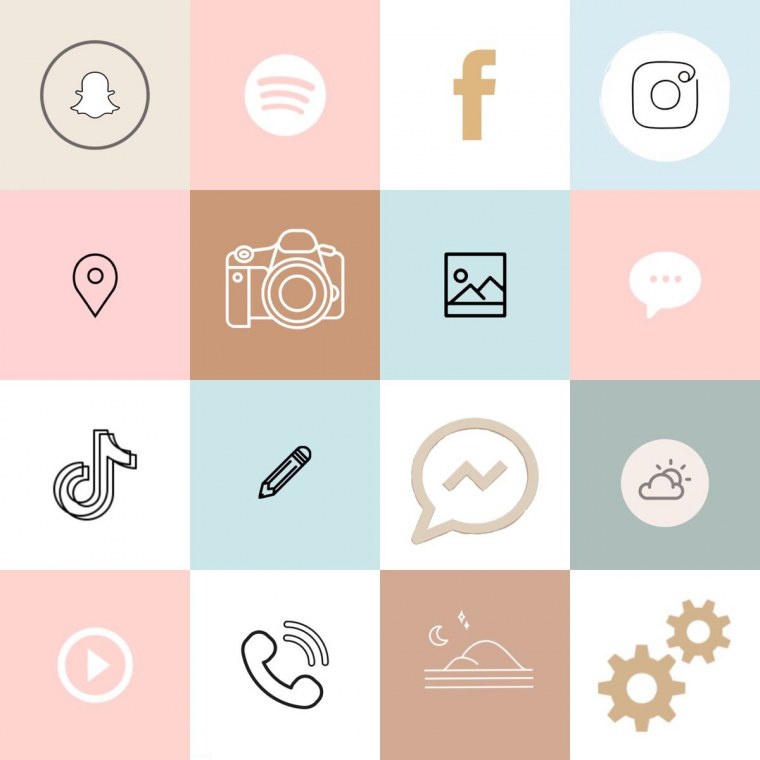 Эстетические иконки для приложений