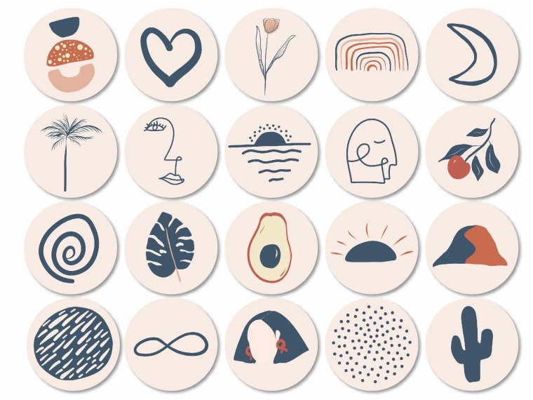 Иконки для актуального в Инстаграм