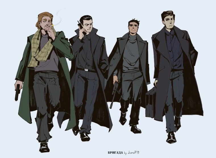 Саша космас Фил Пчелкин бригада