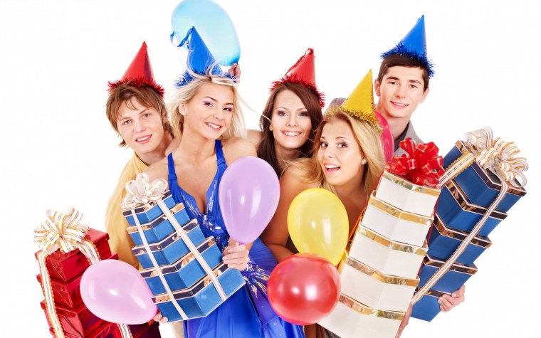 Празднование дня рождения