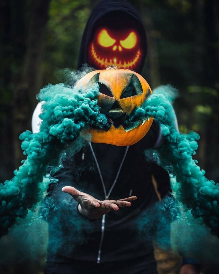 Злая тыква на Хэллоуин