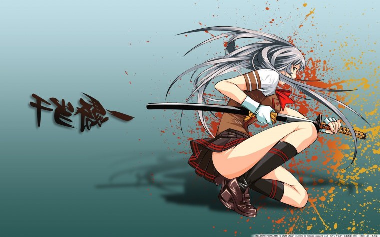 Аниме катана 4к