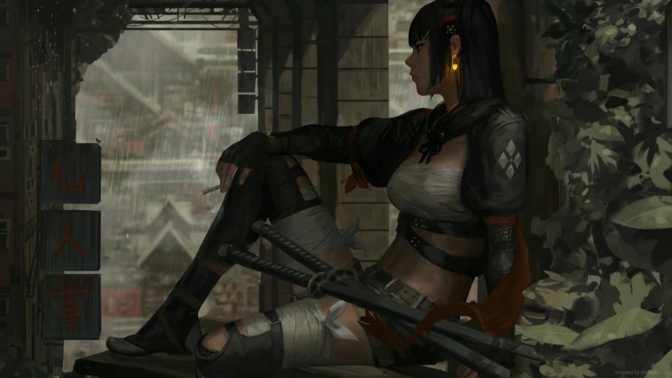 Guweiz Samurai Art сидящая