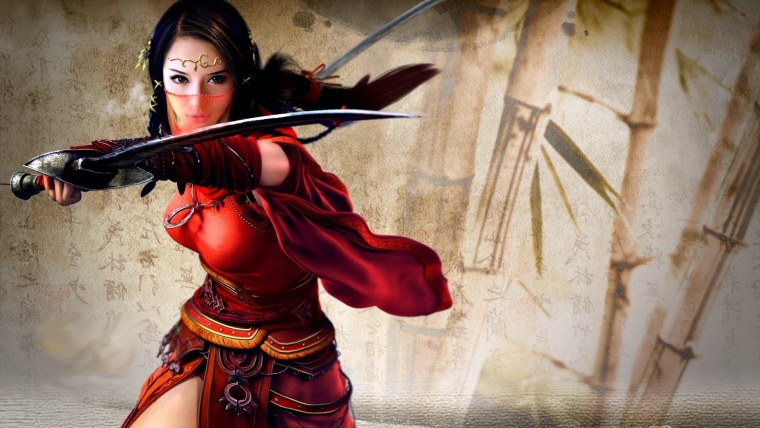 Девушки с мечами