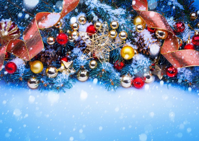 Красивый новогодний фон